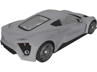 Zenvo ST1 (2010) 3D Model