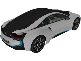 BMW i8 (2015) 3D Model