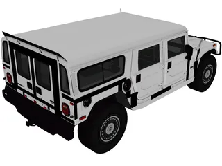 Hummer H1 Alpha 3D Model