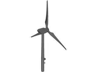 Wind Energy 3D Model