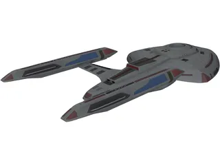 Nova Class Star Ship 3D Model