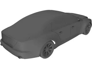Jaguar XJ (2012) 3D Model