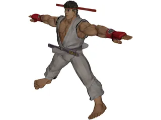 Ryu 3D Model