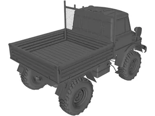 Mercedes-Benz Unimog 406 (1967) 3D Model