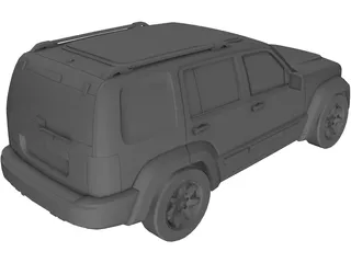 Jeep Liberty (2010) 3D Model