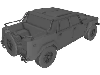 Lamborghini LM002 3D Model