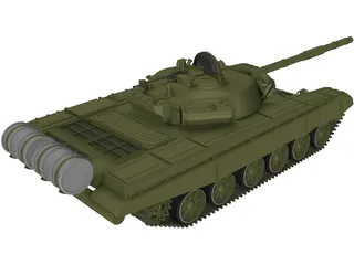 T-72 Tank 3D Model