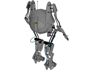 Portal 2 Atlas 3D Model