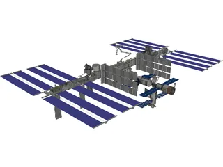 International Space Station (2011) 3D Model