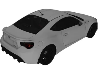 Scion FR-S (2014) 3D Model