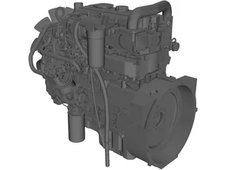 Perkins 1104d 3D Model