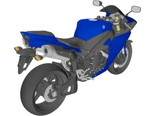 Yamaha R1 (2010) 3D Model