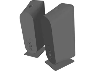 Creative Gigaworks T40 Speakers 3D Model