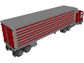 Freightliner Truck 3D Model