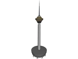 Milad Tehran Tower 3D Model