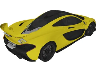 McLaren P1 (2014) 3D Model