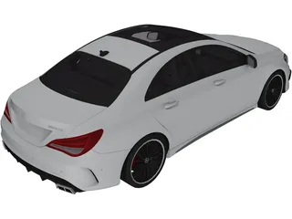Mercedes-Benz CLA45 AMG (2014) 3D Model