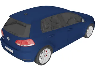 Volkswagen Golf 5 3D Model