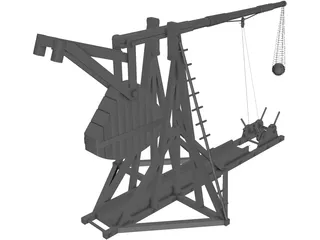 Trebuchet 3D Model