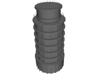 Pisa Tower 3D Model