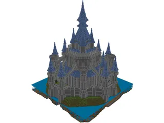 Zelda Castle 3D Model