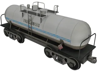 Fuel Tanker 3D Model