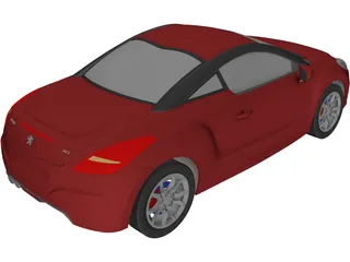 Peugeot 307 RCZ 3D Model