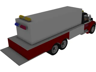 Water Conservation Truck 3D Model