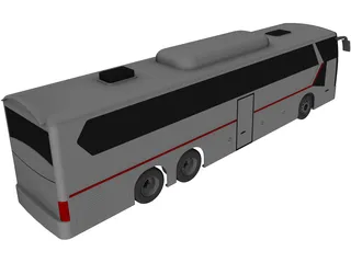 King Long Bus 3D Model