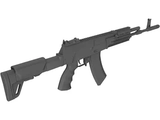 AK-12 3D Model