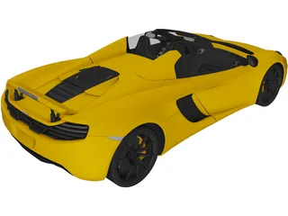 McLaren MP4-12C Spider (2013) 3D Model