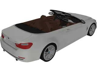 BMW 4-Series 435i Convertible [F32] (2014) 3D Model