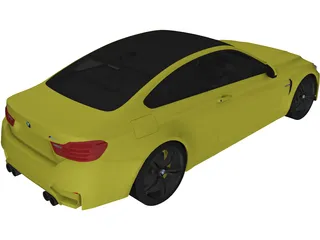 BMW M4 Coupe (2015) 3D Model