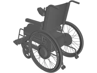 Wheelchair Electro 3D Model