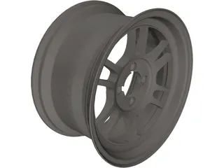 Enkei PF01 Wheel 3D Model