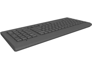 Computer Keyboard 3D Model