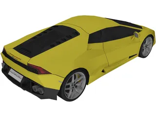 Lamborghini Huracan LP610-4 (2015) 3D Model