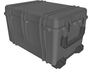 Military Transport Case 30x62x49cm 3D Model