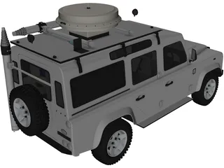 Land Rover Custom 3D Model