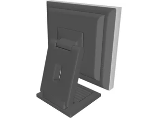 LG LCD Computer Monitor 3D Model