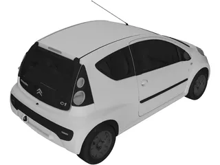 Citroen C1 3-doors 3D Model