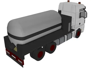 Man TGX 6X2 Bleding (2013) 3D Model