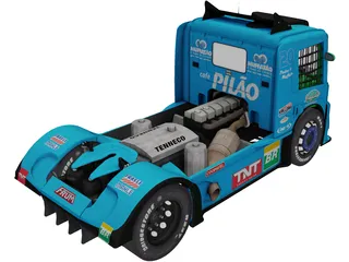 Scania G470 Muffatao Racing 3D Model