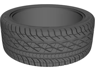 Goodyear Eagle GT 18x8.5 3D Model