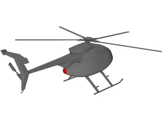 MD-500E 3D Model