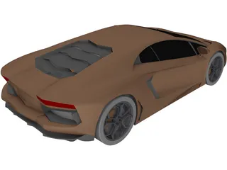 Lamborghini Aventador 3D Model