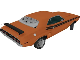 Dodge Challenger RT (1971) 3D Model