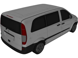 Mercedes-Benz Vito W639 3D Model