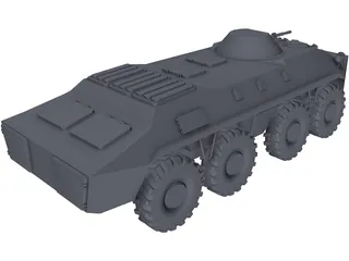 BTR-70 3D Model