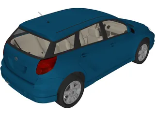 Toyota Matrix 3D Model